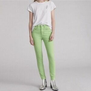 RAG & Bone‎ Lime high rise skinny jeans size 24, 26 new!!!